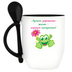 Кружка с ложкой