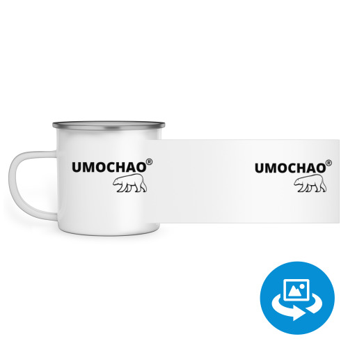 Эмалированная кружка (круговая запечатка) с принтом UMOCHAO