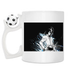 Кружка с футбольным мячиком