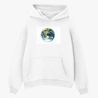 Толстовка худи оверсайз