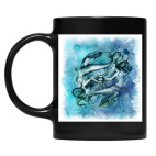 Кружка цветная UV-DTF