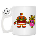 Кружка с футбольным мячиком