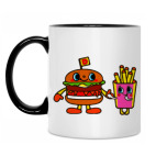 Кружка двухцветная