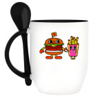 Кружка с ложкой