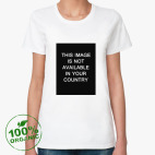 Женская футболка органик