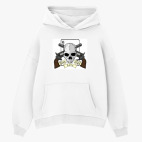 Толстовка худи оверсайз