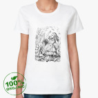 Женская футболка органик