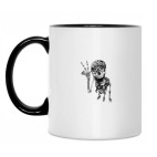 Кружка двухцветная