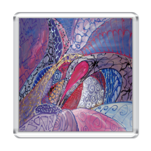 Магнит с принтом  Space