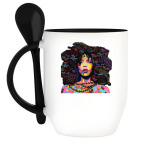 Кружка с ложкой