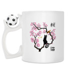 Кружка с футбольным мячиком