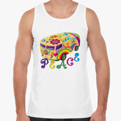 Майка с принтом Peace