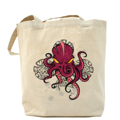 Сумка шоппер с принтом Спрут Раймондо