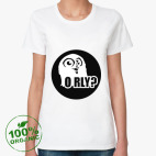 Женская футболка органик