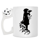 Кружка с футбольным мячиком