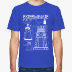 Классическая футболка Dalek plan