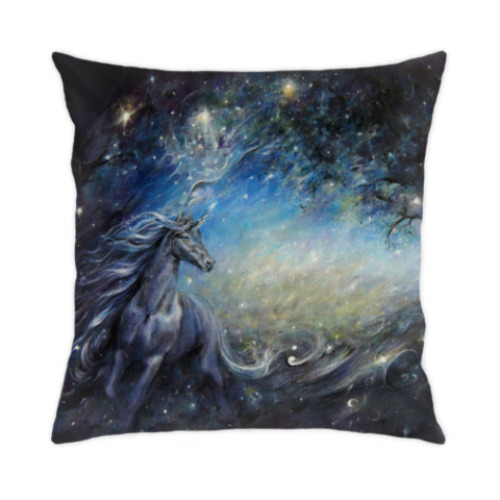 Подушка с принтом ' Магия Единорога'