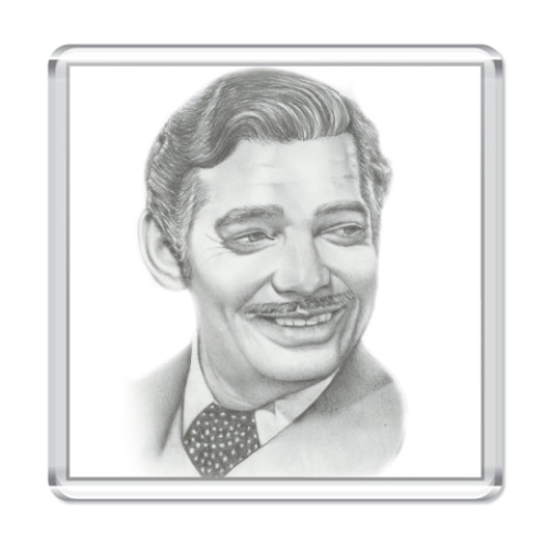 Магнит с принтом  Кларк Гейбл