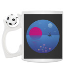 Кружка с футбольным мячиком