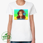 Женская футболка органик