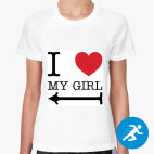 Женская спортивная футболка