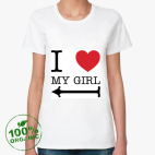 Женская футболка органик