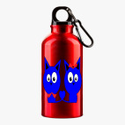 Металлическая бутылка 400 мл UV-DTF