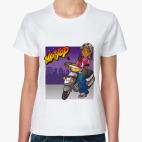 Классическая женская футболка 'Хип-хоп'