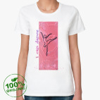 Женская футболка органик
