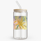 Банка с бамбуковой крышкой