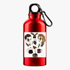 Металлическая бутылка 400 мл UV-DTF