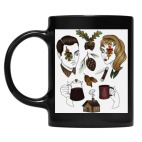 Кружка цветная UV-DTF