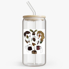 Банка с бамбуковой крышкой