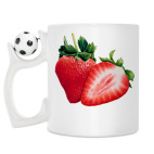Кружка с футбольным мячиком