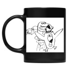 Кружка цветная UV-DTF