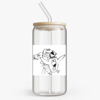 Банка с бамбуковой крышкой