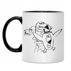 Кружка двухцветная