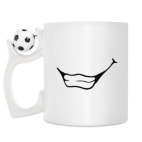 Кружка с футбольным мячиком
