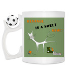 Кружка с футбольным мячиком