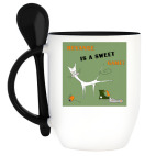 Кружка с ложкой