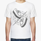 Классическая футболка Слова и фразы - твои шаги!