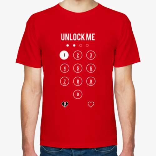 Футболка с принтом Unlock Me!