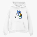 Толстовка худи оверсайз