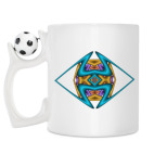 Кружка с футбольным мячиком
