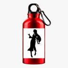 Металлическая бутылка 400 мл UV-DTF