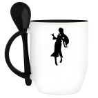 Кружка с ложкой