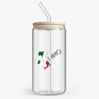 Банка с бамбуковой крышкой