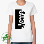 Женская футболка органик