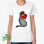 Женская футболка органик