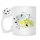 Кружка с футбольным мячиком